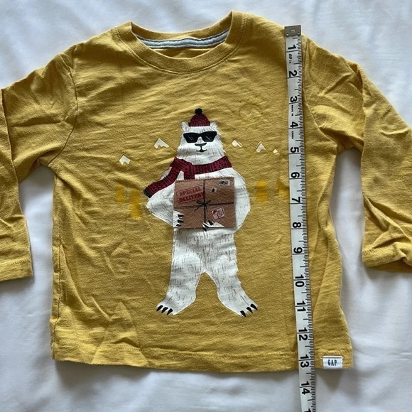 GAP Long Sleeve  Christmas Shirt - Picture 8 of 8